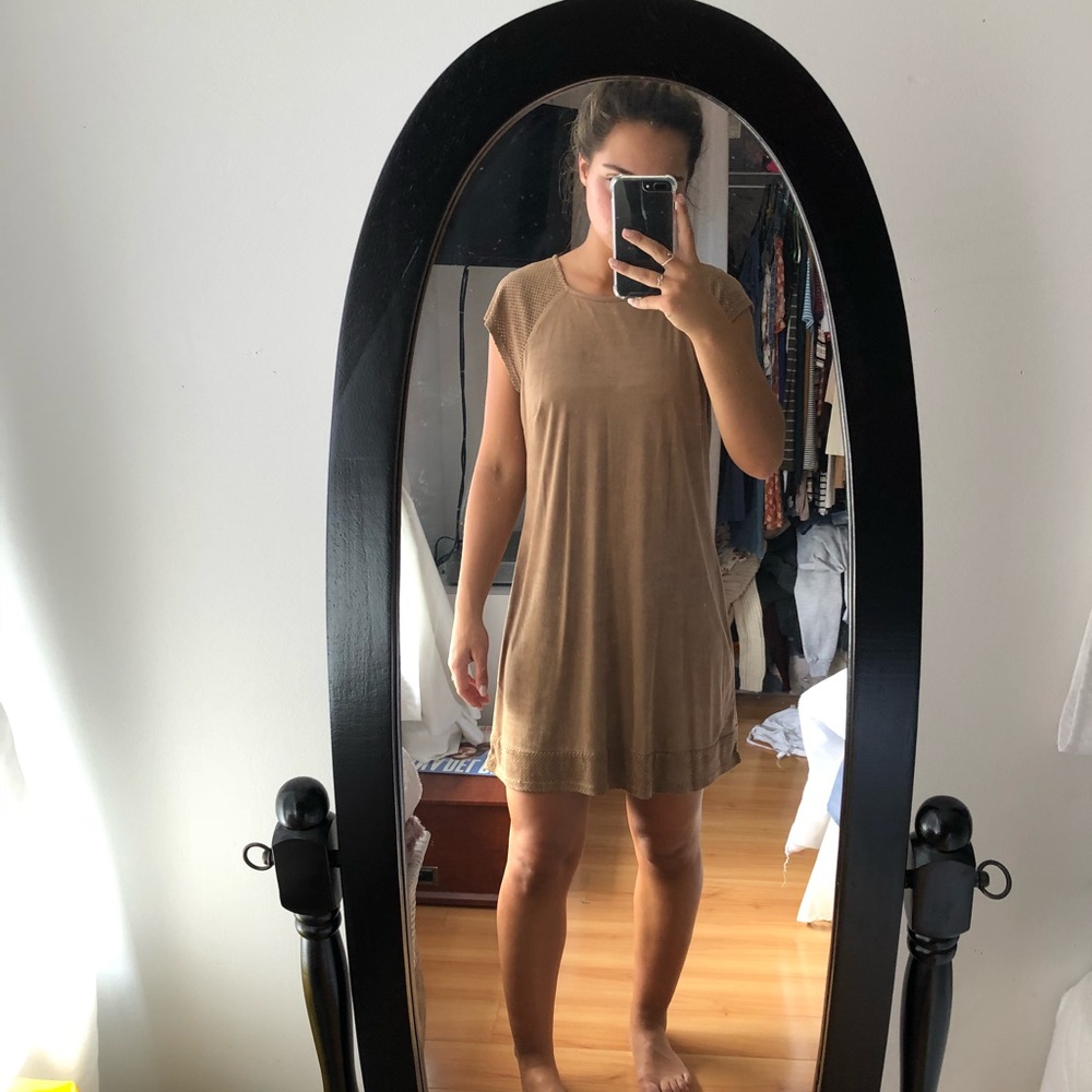 suede dress | MAKE AN OFFER |